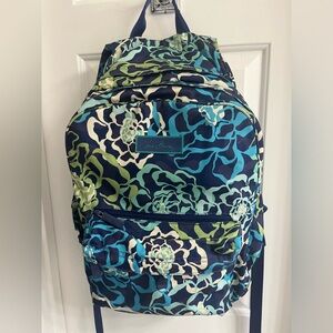 Vera Bradley Katalina Blues Lighten Up Backpack Large